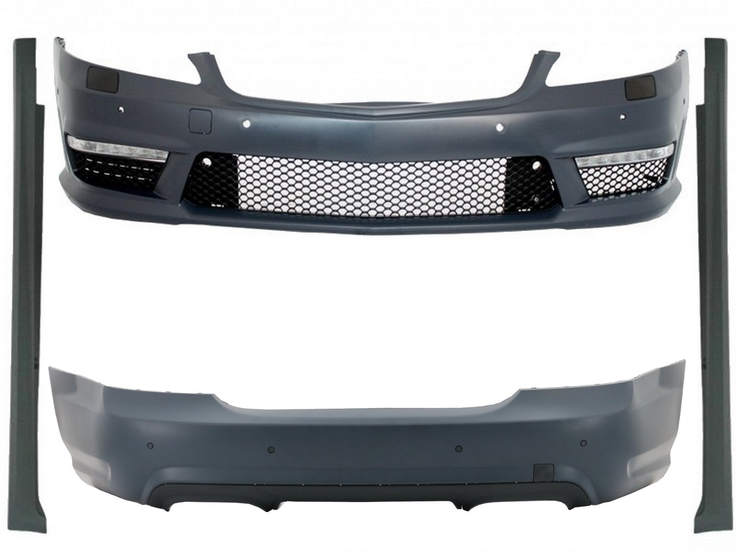 Body Kit für Mercedes S-Klasse W221 05-12 Stoßstange seitenschweller SWB CarPartsTuning