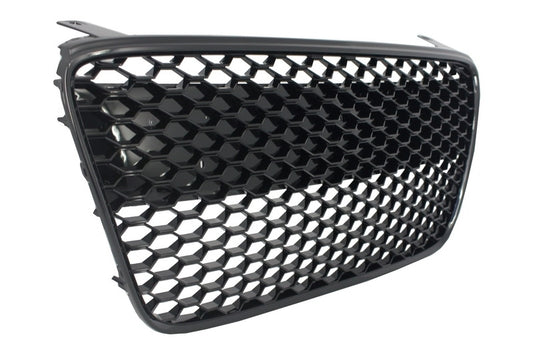 Frontgrill passend für Audi R8 (2007-2012) Honeycomb Piano Black KITT Specials