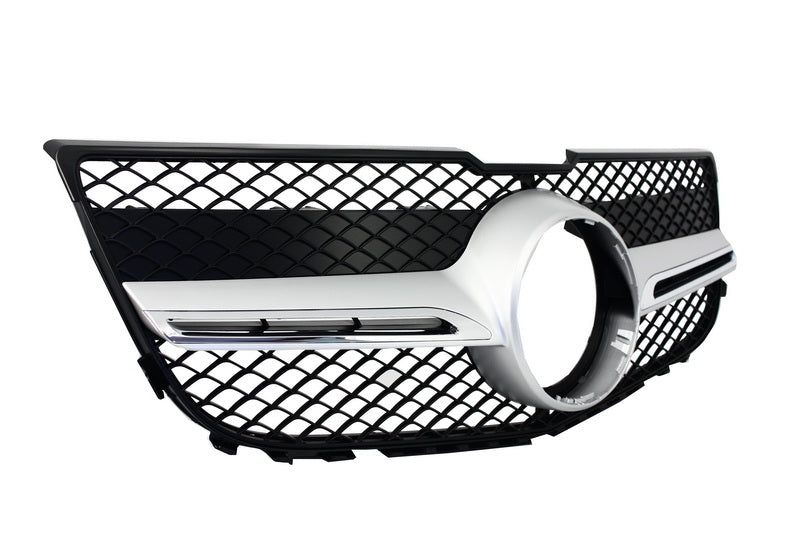 Kühlergrill für MERCEDES Benz GLK-Klasse X204 2013-2015 Frontgrill Silber Design CarPartsTuning