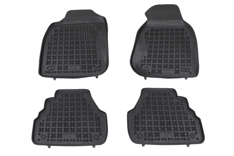 Gummi Bodenmatte Schwarz für AUDI A6 4B C5 1997-2004 Geruchsfrei 3 cm Rand CarPartsTuning