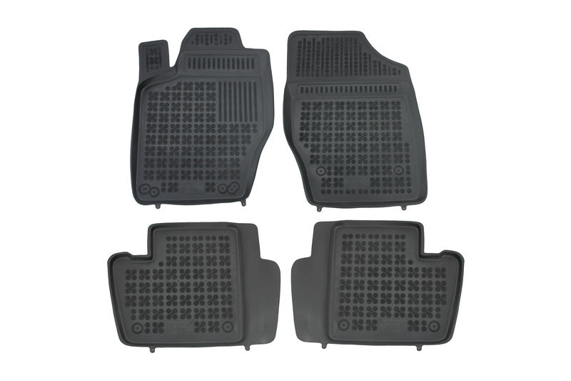 Fußmatte Schwarz Citroen C4 I Hatchback (2004-2010) C4 II (2011-) Passend Für Peugeot 307 (2001-2007) Rezaw Plast