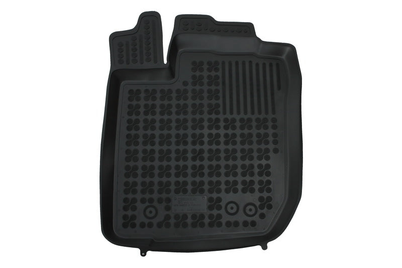 Gummifußmatte Schwarz für Dacia Sandero II 2013-2018 Erhöhte Kante Geruchlos CarPartsTuning