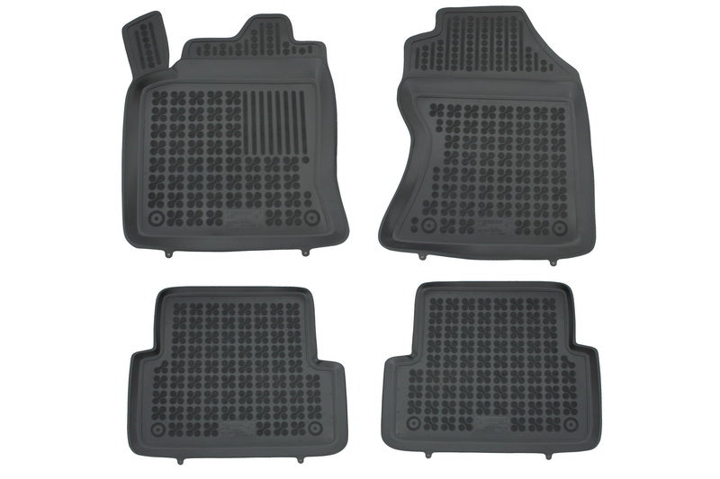 Gummi Fußmatte Schwarz Passend Für Ford Focus I (1998-2005) Rezaw Plast