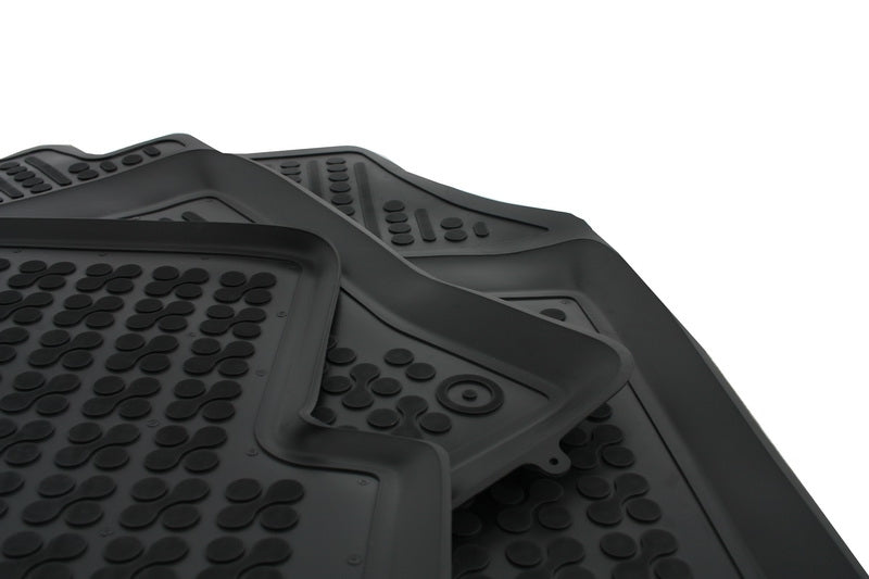 Gummi Fußmatte Schwarz Passend Für Ford Focus I (1998-2005) Rezaw Plast