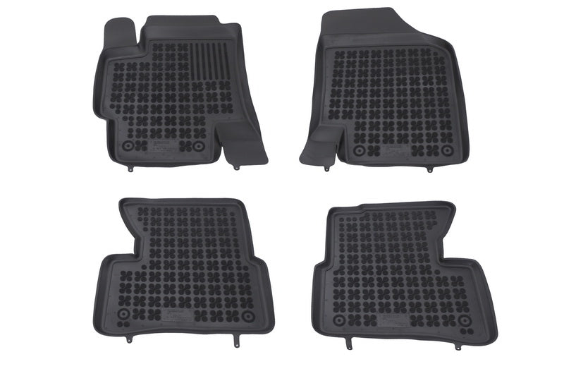 Fußmatte Schwarz Passend Für KIA Rio II 2005-2011 Rezaw Plast