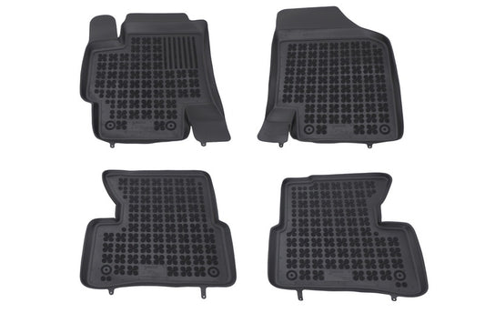 Fußmatte Schwarz Passend Für KIA Rio II 2005-2011 Rezaw Plast