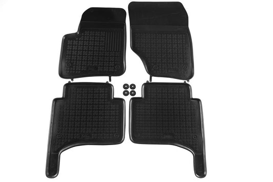 Gummi Auto Fußmatten Schwarz für VW TOUAREG 7LA 7L6 7L7 Porsche Cayenne 9PA 02-10 CarPartsTuning