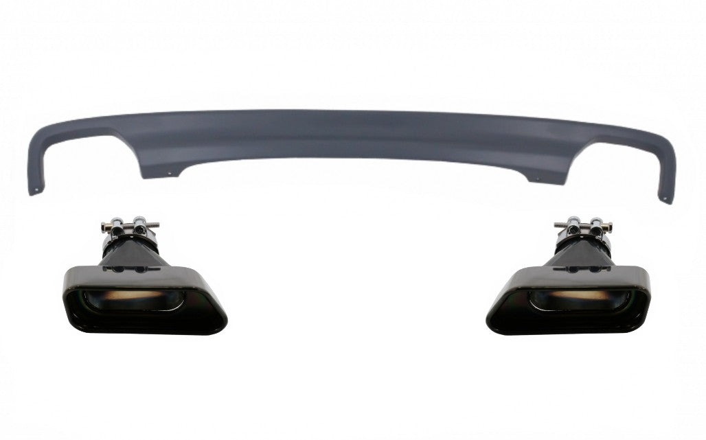 Luftverteiler für BMW 5er F10 11 Limousine Touring 11-17 Auspuff 550i Look CarPartsTuning