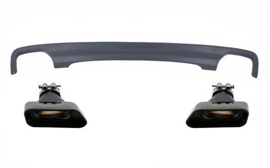 Luftverteiler für BMW 5er F10 11 Limousine Touring 11-17 Auspuff 550i Look CarPartsTuning