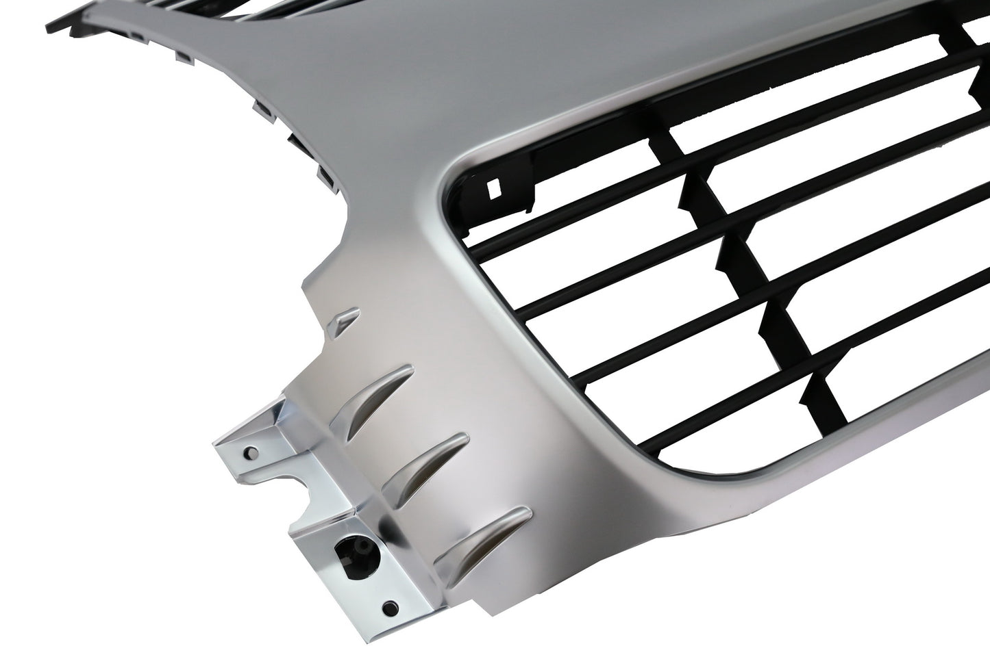 Kühlergrill für VW Golf 5 V 2003-2007 R32 Design Gitter Gebürstetes Aluminium CarPartsTuning