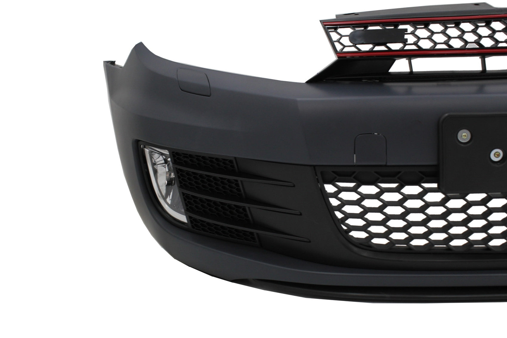 Frontstoßstange für VW Golf VI Golf 6 2008-2013 Kühlergrill GTI Look ohne PDC- CarPartsTuning