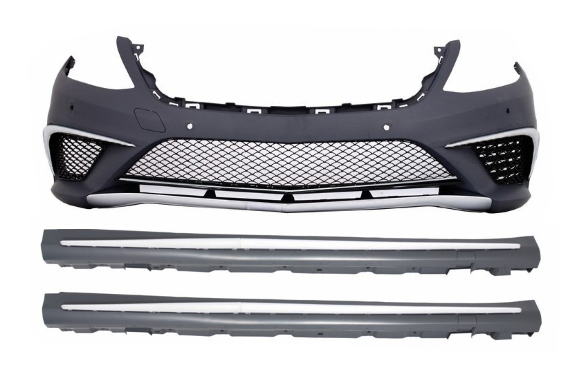 Stoßstange für MERCEDES W222 S-Klasse 13-17 S63 Design PDC Seitenschweller- CarPartsTuning