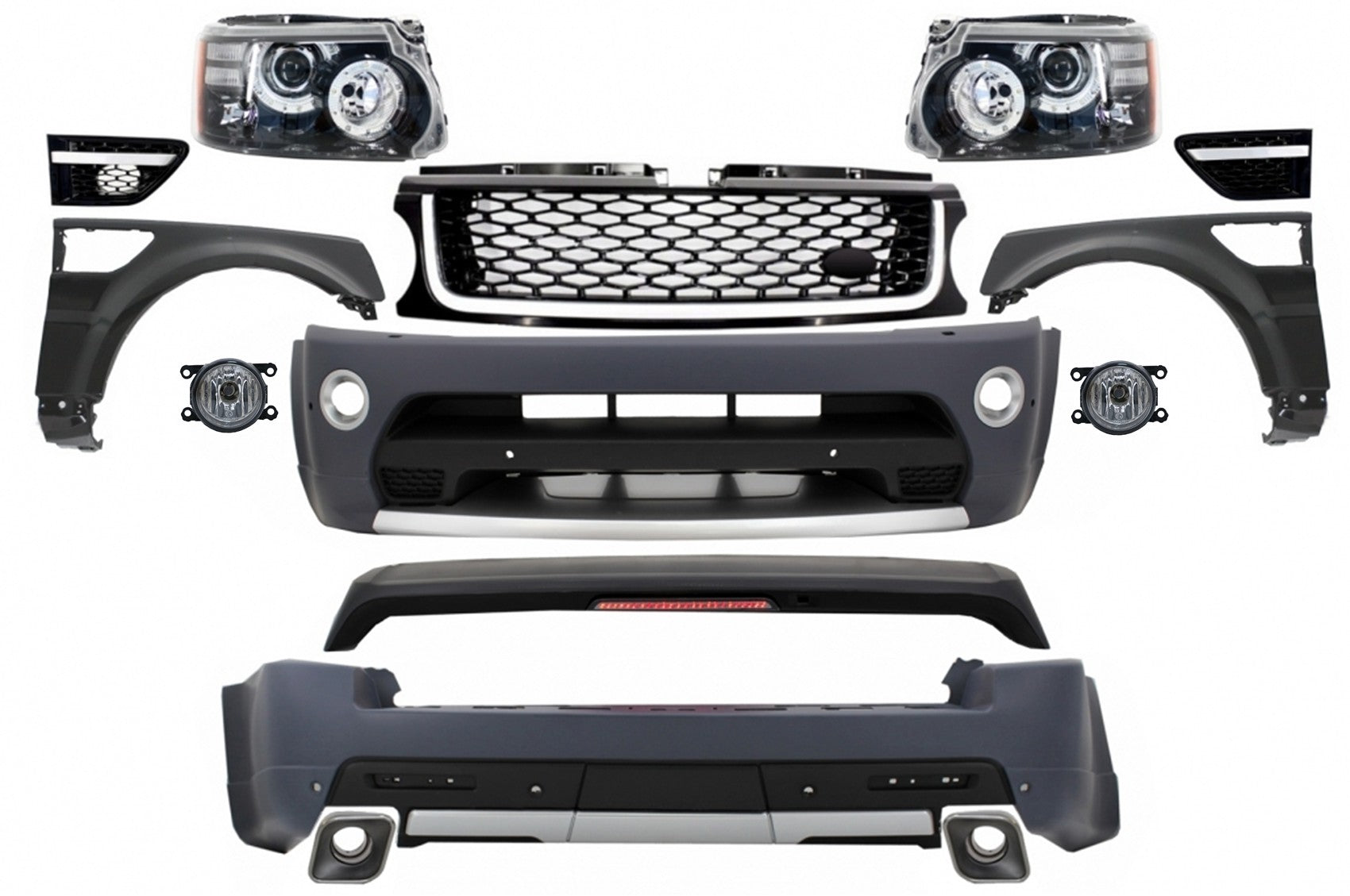 Bodykit passend für Land Range Rover Sport L320 Facelift 2009-2013 Autobiographie KITT
