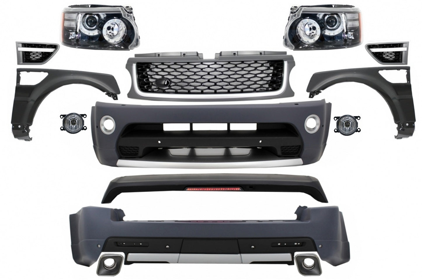 Bodykit passend für Land Range Rover Sport L320 Facelift 2009-2013 Autobiographie KITT
