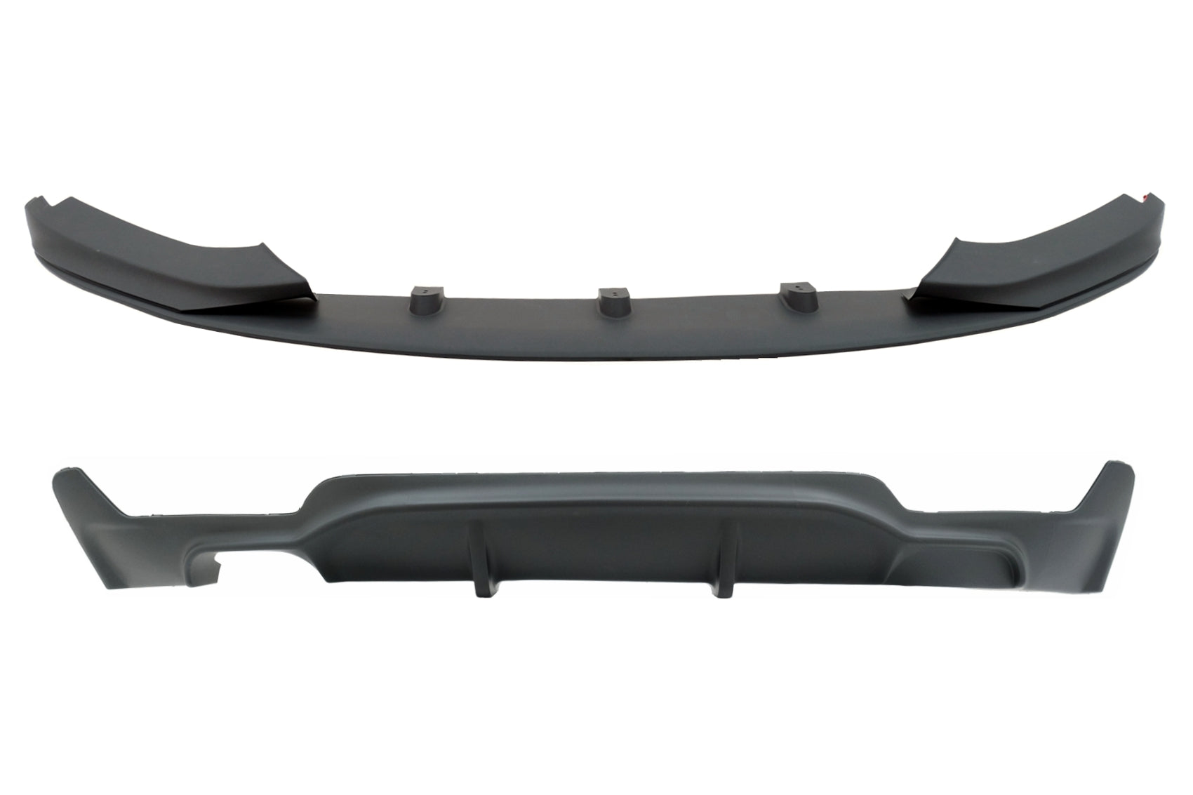 Diffusor Links Doppelt Auslauf für BMW 4 F32 F33 F36 2013-2019 Spoilerlippe M Look CarPartsTuning