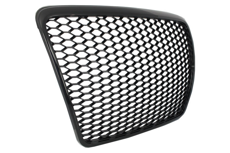 Frontgrill ohne Emblem für Audi A6 4F 4F2 C6 04-11 RS Design Schwarz Carpartstuning Austria