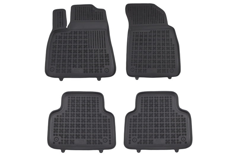 Bodenmatte Gummi Schwarz für AUDI Q7 4M 2015- Q8 2018- Geruchsfrei Gewidmet CarPartsTuning