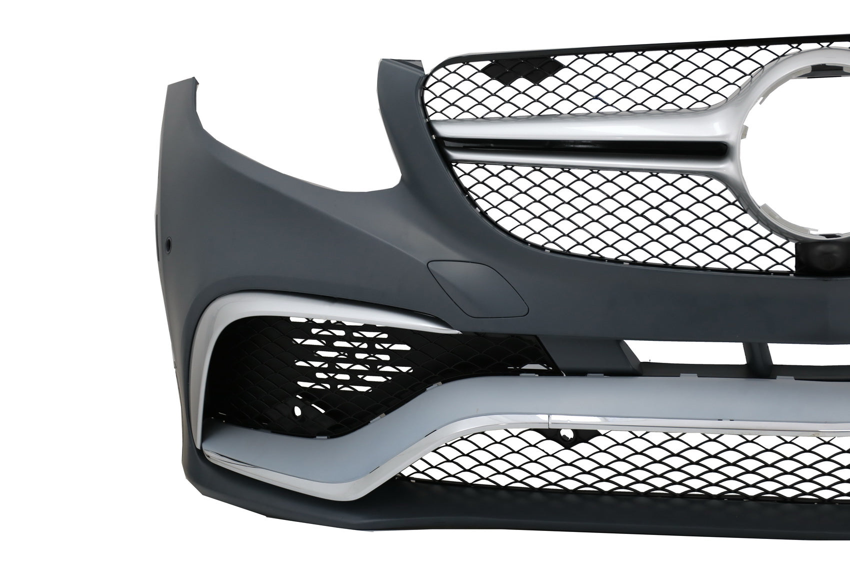 Stoßstange für Mercedes GLC X253 C253 SUV Coupé 15-19 63 Look Kühlergrill Gitter CarPartsTuning