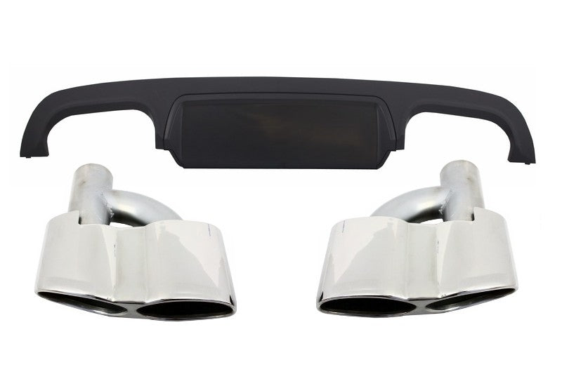 Stoßstangendiffusor für Mercedes S-Klasse W221 05-13 Auspuffspitzen CarPartsTuning