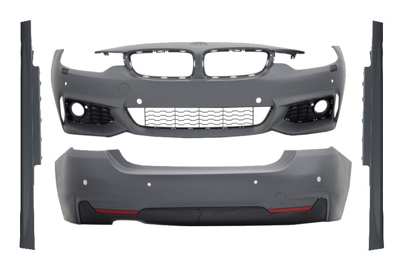 Body Kit für BMW 4er F32 F33 Stostange Seitenschweller Sport Look Coupe Cabrio CarPartsTuning