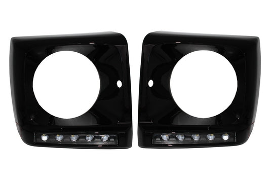 Scheinwerfer abdeckung DRL für Mercedes G W463 89-12 Bi-Xenon G65 Look CarPartsTuning