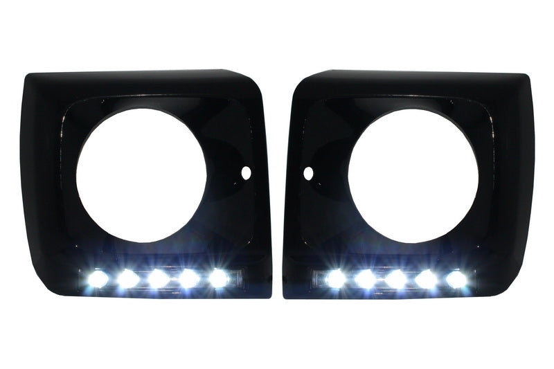 Scheinwerfer abdeckung DRL für Mercedes G W463 89-12 Bi-Xenon G65 Look CarPartsTuning