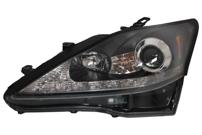 Scheinwerfer LED DRL für LEXUS IS XE20 06-13 Dynamic Light Schwarz Edition CarPartsTuning