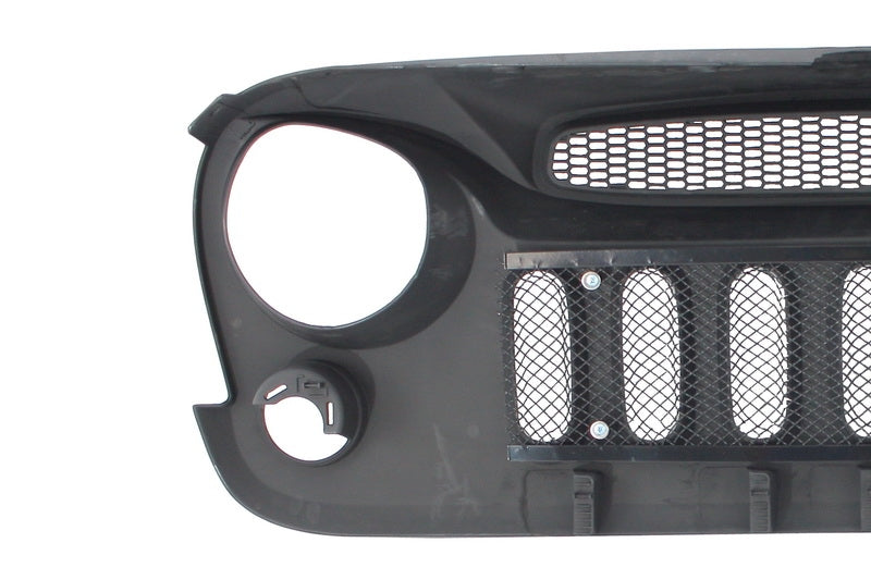 Kühlergrill für JEEP Wrangler Rubicon JK 07-17 Integriertem Mesh Specter Mask CarPartsTuning