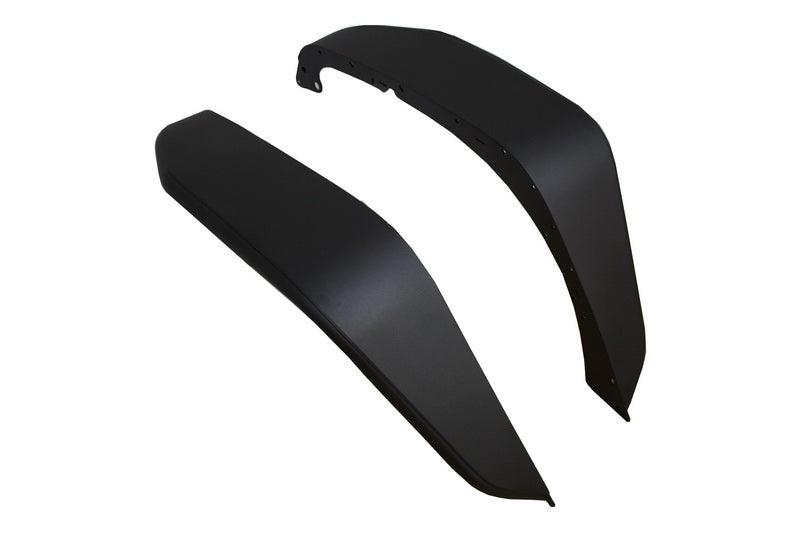 Vorne Crusher Tube Flachstahl Kotflügel Fackeln für Jeep Wrangler Rubicon JK 07-17 CarPartsTuning