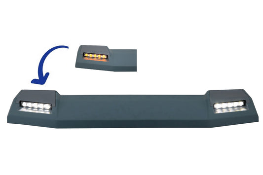 Dachspoiler für Mercedes G W463 89-17 LED Dynamic Flowing 6X6 Look CarPartsTuning