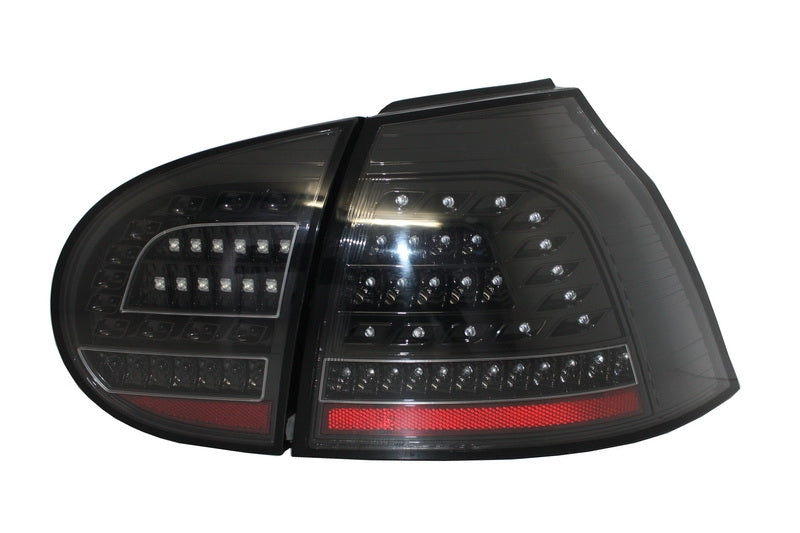 Volle LED Rücklichter für VW Golf V 5 Linkslenker 04-09 Schwarz Urban Style- CarPartsTuning