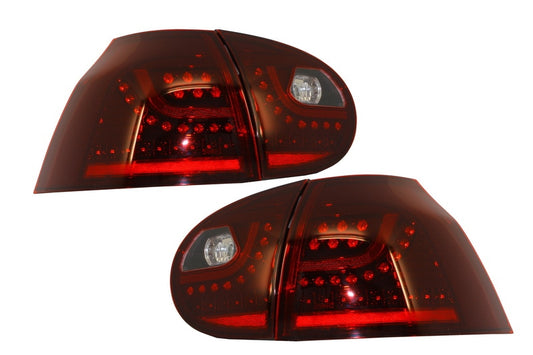 LED Rückleuchten für VW Golf V 5 04-09 LHD Kirschrot Urban Style CarPartsTuning