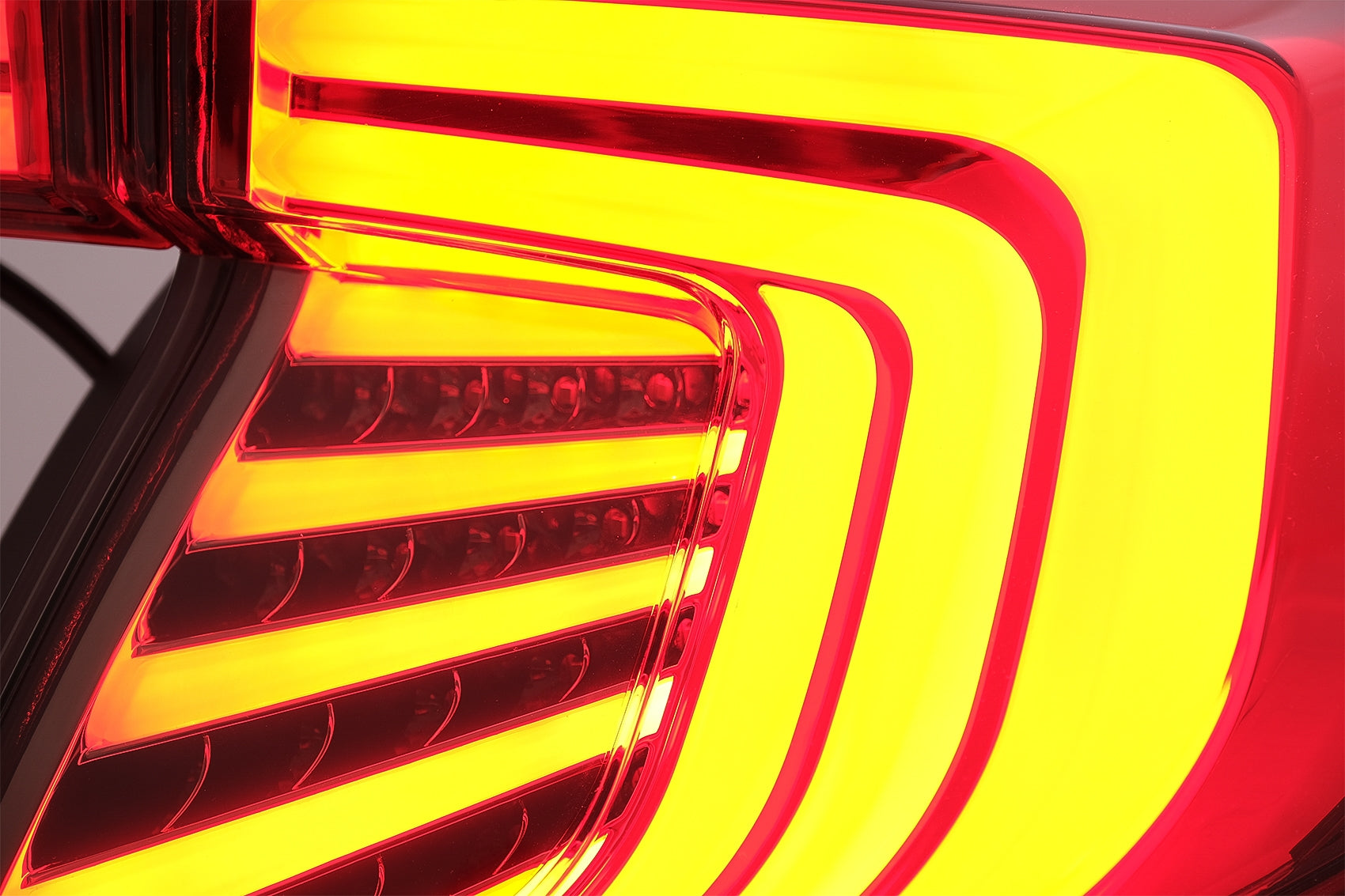 Rückleuchten Passend Für Honda Civic Mk10 FC / Fk (2016-Up) Limousine Full LED Light Bar Rot Schwarz KITT