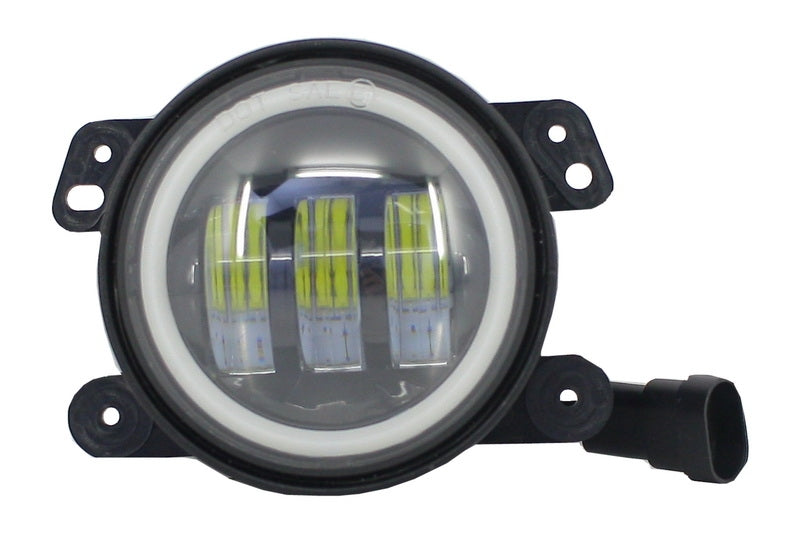 Nebellichter 4 Zoll volle LED angel Eye für JEEP Wrangler JK TJ LJ 2007-2017 CarPartsTuning