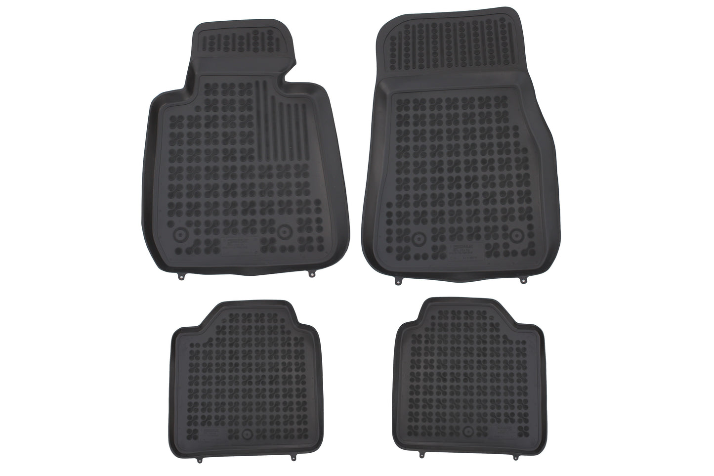 Bodenmatte Gummi Schwarz für BMW Seria 3 F34 Gran Turismo GT 2013-2018 3 cm Kante CarPartsTuning