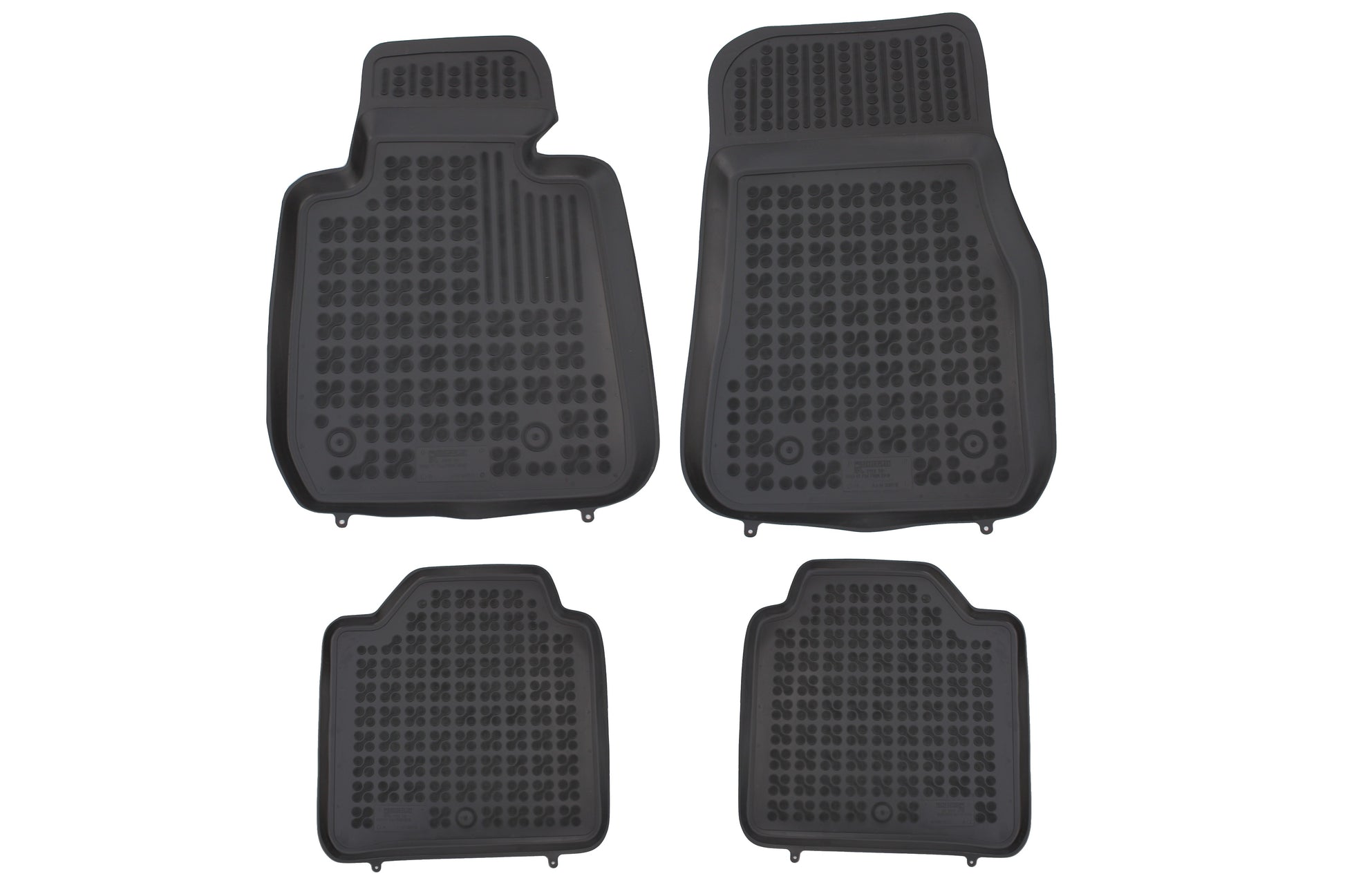 Bodenmatte Gummi Schwarz für BMW Seria 3 F34 Gran Turismo GT 2013-2018 3 cm Kante CarPartsTuning