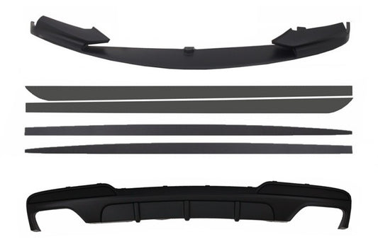 Add-on-Kit Erweiterungskonvertierung für BMW 5er F10 F11 Spoiler Diffusor 11-17 Carpartstuning Austria