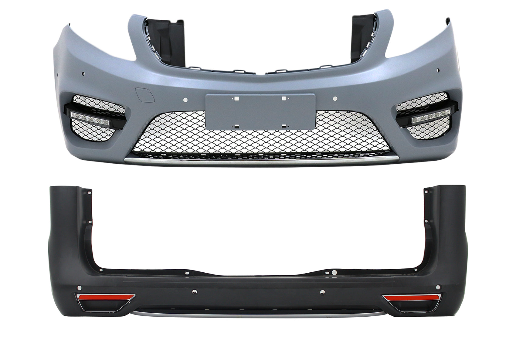 Body Kit für Mercedes V-Klasse 14+ Stoßstange seitengitter W447 Design CarPartsTuning