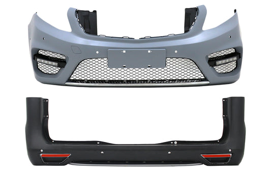 Body Kit für Mercedes V-Klasse 14+ Stoßstange seitengitter W447 Design CarPartsTuning