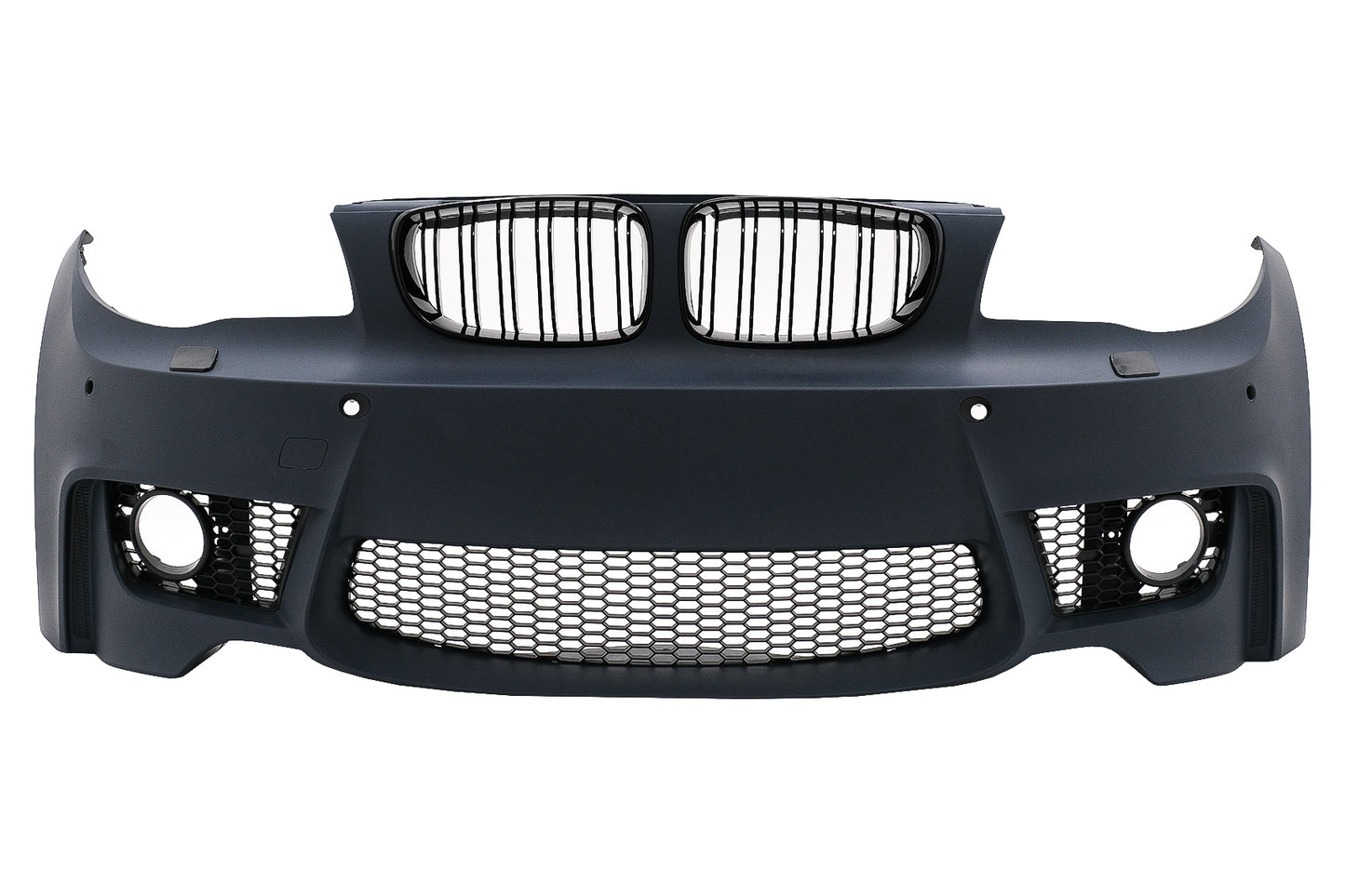 Stoßstange Nierengitter für BMW 1er E81 E82 E87 E88 2004-2011 1M Design mit SRA PDC Kühlergrill CarPartsTuning