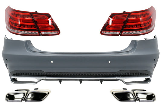 Umbaupaket hinten für Mercedes W212 E 2009-2012 bis Facelift E63 Look CarPartsTuning
