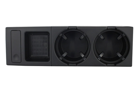 Halter Cup und Münzbox für BMW 3er E46 1998-2005 Schwarz CarPartsTuning