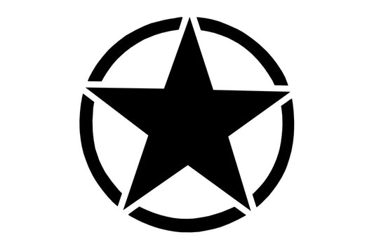Aufkleber Stern Universal Passend Für Jeep WranGLEr JK Lkw Oder Andere Autos Schwarz KITT
