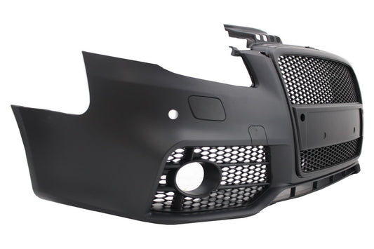 Stoßstange mit Kühlergrill für Audi A4 B7 2004-2008 RS4 Design Schwarz PDC SRA CarPartsTuning
