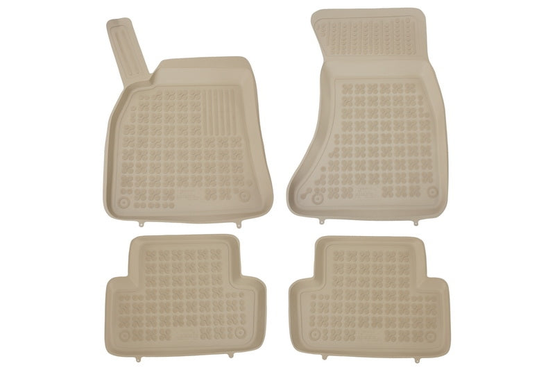 Fußmatte Gummi Beige passend für AUDI A4 B8 (2008-2015) A5 Sportback (2009-2016) Rezaw Plast