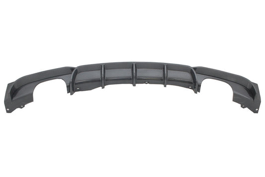 Diffusor Doppelter Ausgang für BMW 3er F30 F31 2011+ Limo Touring M Perform Look CarPartsTuning