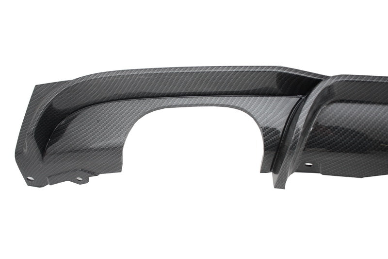 Diffusor Doppelter Ausgang für BMW 3er F30 F31 2011+ Limo Touring M Perform Look CarPartsTuning