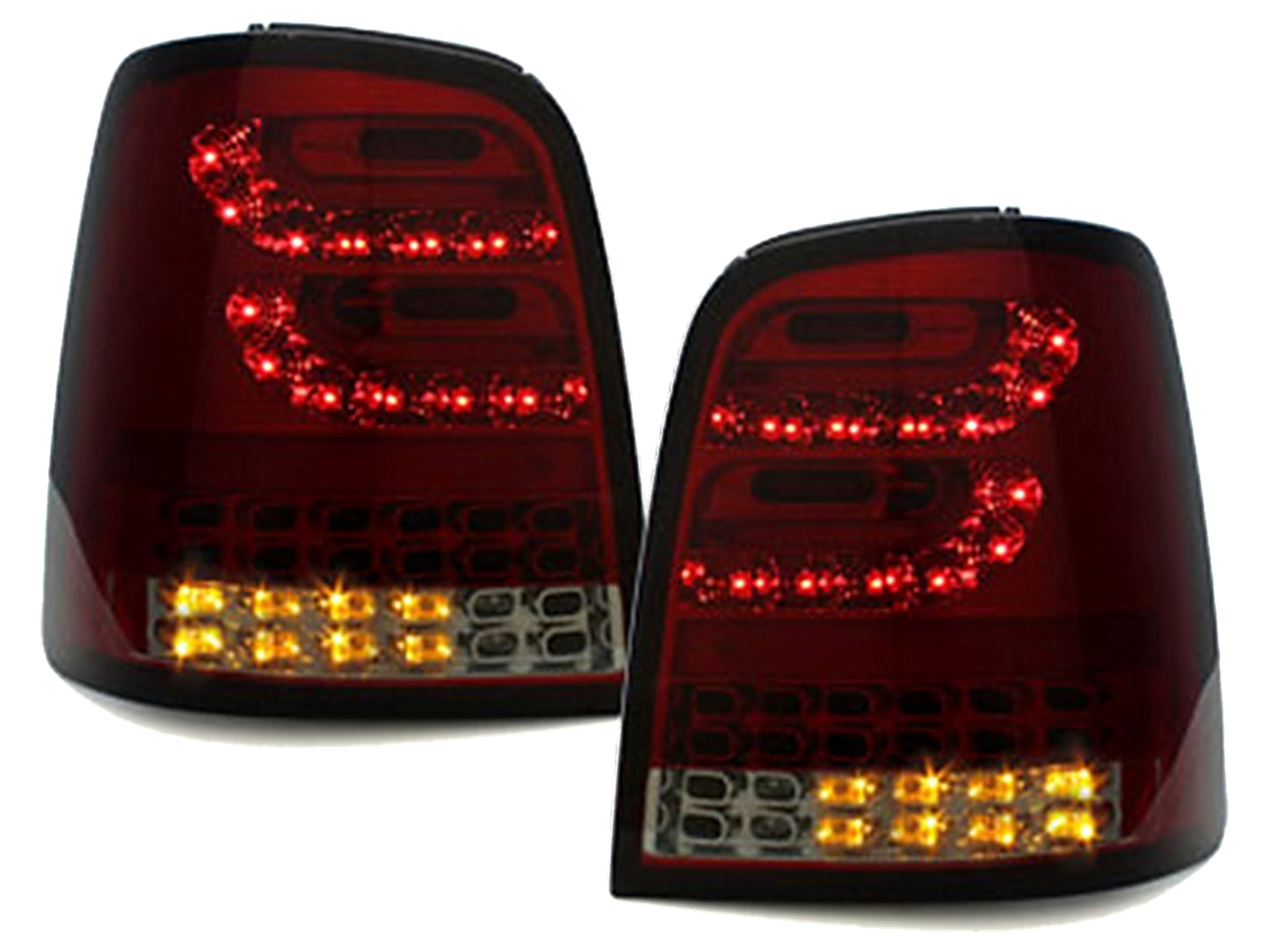 LITEC Full LED Rückleuchten für VW Touran I MPV 1T 2003-2010 rot Rauch CarPartsTuning