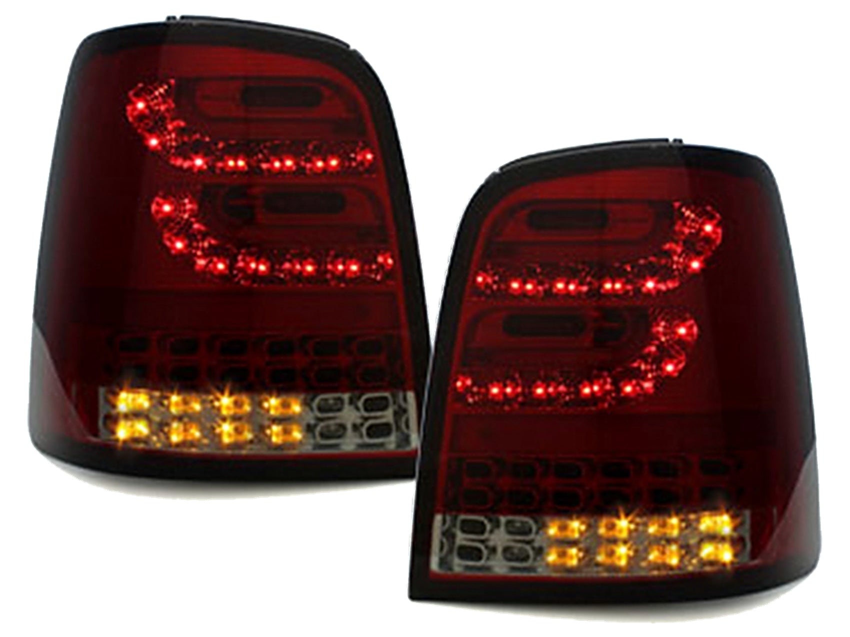 LITEC Full LED Rückleuchten für VW Touran I MPV 1T 2003-2010 rot Rauch CarPartsTuning