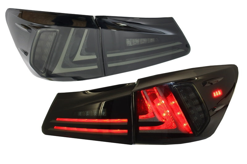Rückleuchten Voll-LED Passend Für Lexus Xe20 (2006-2012) Lichtleiste Facelift XE30 Smoke KITT
